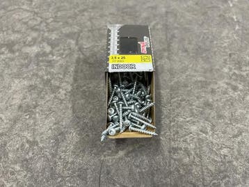 Veiling - 20x Dynaplus unischroef ø3,5x25mm 200-pack, Bricolage & Construction