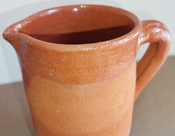 Antico Set da Vino in Terracotta Artigianale del 1800 –