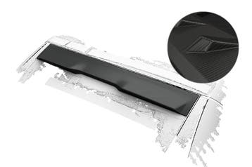 Achterraamspoiler met ABE voor Mercedes-Benz SLK / SLC (R172, Verzenden, Nieuw