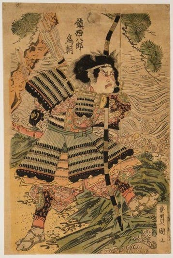 Twee krijgerprenten: Utagawa Kunitsuna /  (1808–1865) en