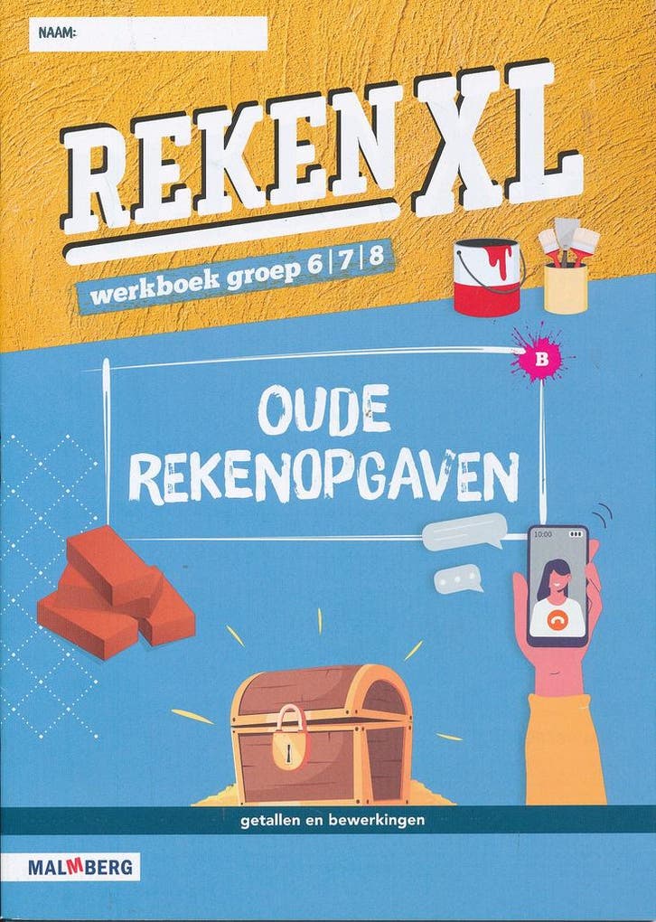 RekenXL Werkboek Oude rekenopgaven groep 6/7/8 (per stuk), Boeken, Schoolboeken, Verzenden