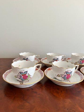 Herend - Service à café (8) - Apponyi multicolor -