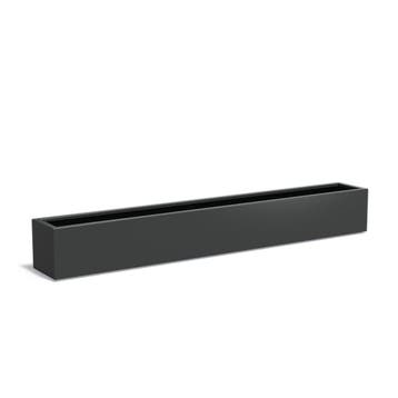 Aluminium plantenbak 300x40x40cm - Met bodem, 100 cm of meer, Nieuw, Metaal, Rechthoekig