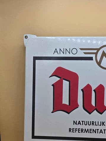 Emaillerie Belge - emailleplaat Duvel - Reclamebord - Metaal
