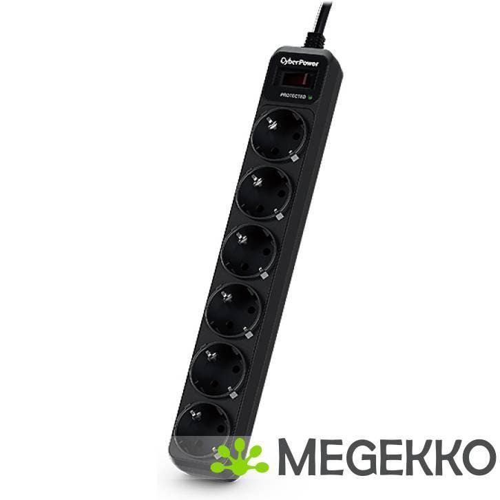 CyberPower B0620SC0-DE Overspanningsbeveiliging 6, Computers en Software, Pc- en Netwerkkabels, Nieuw, Verzenden