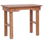 vidaXL Bijzettafel 70x35x60 cm massief mahoniehout, Verzenden