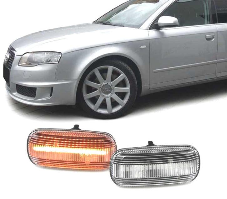 Clignotants Latéraux Led Pour Audi A3 A4 A6, Auto-onderdelen, Verlichting, Verzenden