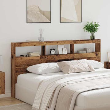 vidaXL Hoofdbord Oud Hout Bewerkt hout, Verzenden, Nieuw