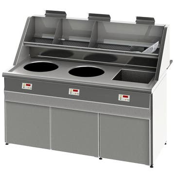 Friteuse | SANTANA | Aardgas | 13+18+18L | 49kW |, Verzenden, Nieuw in verpakking