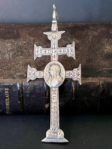 Zilver - Hanger - Croix Saint-Benoît XVIIIè