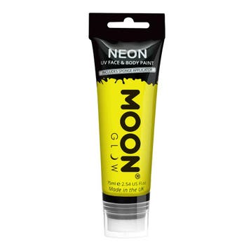 Moon Glow Neon UV Face Paint with Sponge Applicator Intense, Verzenden