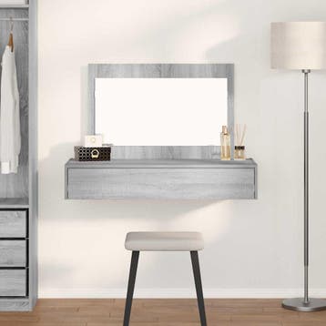 vidaXL Kaptafel Grijs 100 x 40 x 70 cm Bewerkt hout, Verzenden