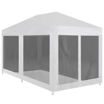 vidaXL Partytent met 6 mesh zijwanden 6x3 m, Verzenden