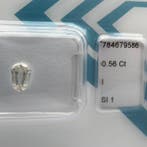 Sans prix de réserve - 1 pcs Diamant (Naturelle) - 0.56 ct -, Nieuw