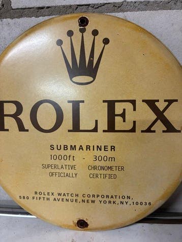 Rolex - Emaille bord - Emaille