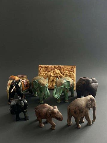 Beeldje - Southeast Asian & Indian Elephant theme Figurines