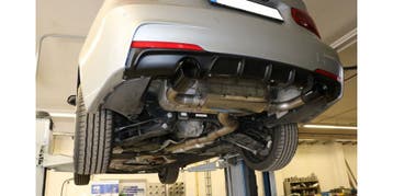 FOX BMW F30/31 - 335d Einddemper uitgang rechts/links - 1x90, Verzenden