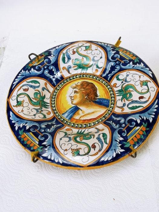 Bord (2) - Majolica - Deruta keramisch bord, Antiquités & Art, Antiquités | Verre & Cristal