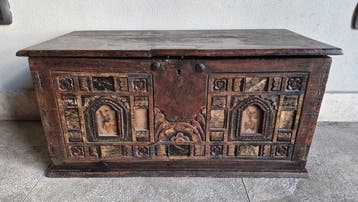 Anglo-Indische schatkist - Hout - India - Britse Raj