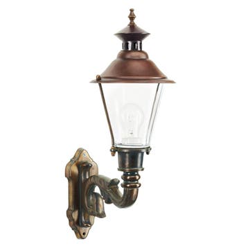 Buitenverlichting brons-koper Buitenlamp Ouddorp M, Verzenden, Nieuw