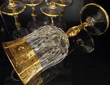 ISMIE LUX - Drinkservies (6) - Luxe ambercollectie