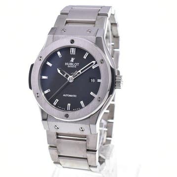 Hublot - Classic Fusion Titanium - 542.NX.1170.NX - Homme -, Handtassen en Accessoires, Horloges | Heren, Nieuw