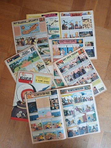 Kuifje (magazine) 9de jaargang - nr. 30 t/m 52 (1954) en, Nieuw