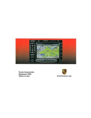 2003 PORSCHE PCM INSTRUCTIEBOEKJE FRENCH, Ophalen of Verzenden