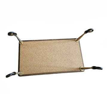 Serveerwagen - Gelakt spaanplaat - Elegante bijzettafel