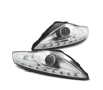 PHARES POUR FORD MONDEO MK4 07-10 DIURNES FOND CHROMÉ, Verzenden, Nieuw