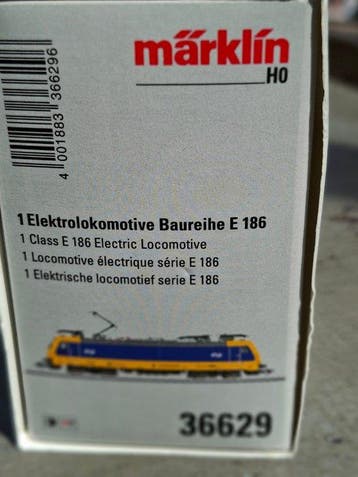 Märklin H0 - 36629 - Locomotive électrique (1) - Traxx E 186, Nieuw