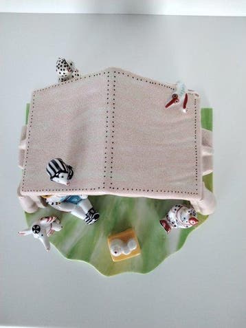 Villeroy & Boch - Beeldje - Safari tent met dieren -