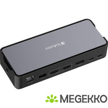 Verbatim CDS-15 USB-C Pro Triple Dock 100W, Verzenden, Nieuw