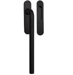 Hef/Schuifdeurbeslag Leona met schuifdeurkom rvs zwart, Doe-het-zelf en Bouw, Deuren en Vliegenramen, Nieuw