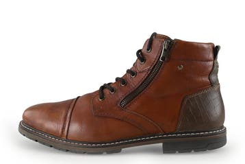Rieker Veterboots in maat 42 Bruin, Bruin, Verzenden, Boots, Zo goed als nieuw