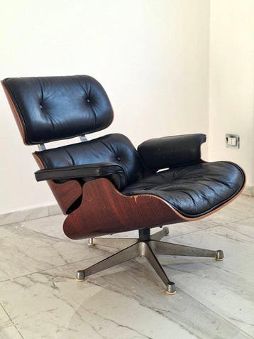 ICF - Ray Eames, Charles Eames - Fauteuil - 670 Lounge stoel