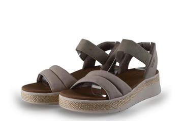 Skechers Sandalen in maat 38 Beige, Skechers, Verzenden, Beige, Sandalen of Muiltjes