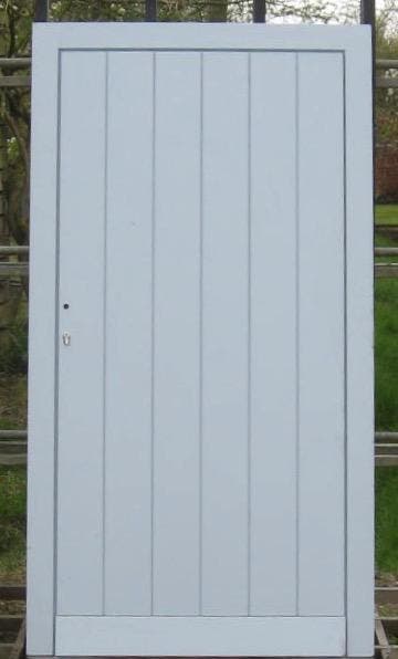 padoek houten buitendeur , achterdeur , deur 101 x 187, Bricolage & Construction, Fenêtres & Moustiquaires, Enlèvement ou Envoi