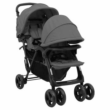 Tweelingwagen staal -35% Retour deal (kinderwagen), Verzenden, Duowagen, Zo goed als nieuw, Kinderwagen