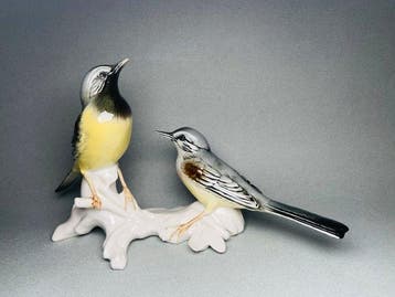 Karl Ens, Volkstedt - Beeldje - Birds (2) - Porselein
