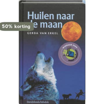 Huilen naar de maan / Davidsfonds/Infodok-jeugd G. van Erkel, Verzenden, G. van Erkel
