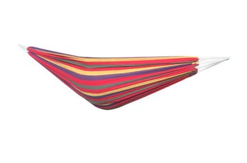 Grote Hangmat | Rood | A-kwaliteit | Beste Prijs, Tuin en Terras, Hangmatten, Meerpersoons, Nieuw, Ophalen of Verzenden, Met standaard