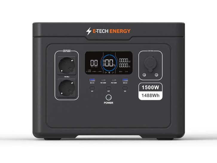Mobiele accu stroomgroep S015 - continu vermogen 1500 W, Télécoms, Batteries externes, Envoi