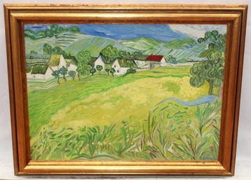 Ecole française (XX), after Van Gogh - Paysage fauviste