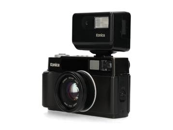 Konica Hexar AF + HX-14 Flash - 1 jaar garantie, TV, Hi-fi & Vidéo, Appareils photo numériques, Ophalen of Verzenden, Comme neuf