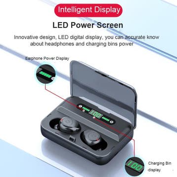 F3 Earbuds TWS Draadloze Smart Touch Control Oortjes, Verzenden, Nieuw