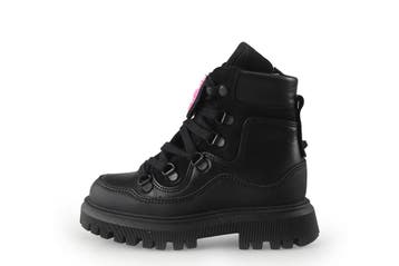 Nubikk Veterboots Meisjes in maat 24 Zwart, Kinderen en Baby's, Verzenden, Jongen of Meisje, Nubikk, Schoenen