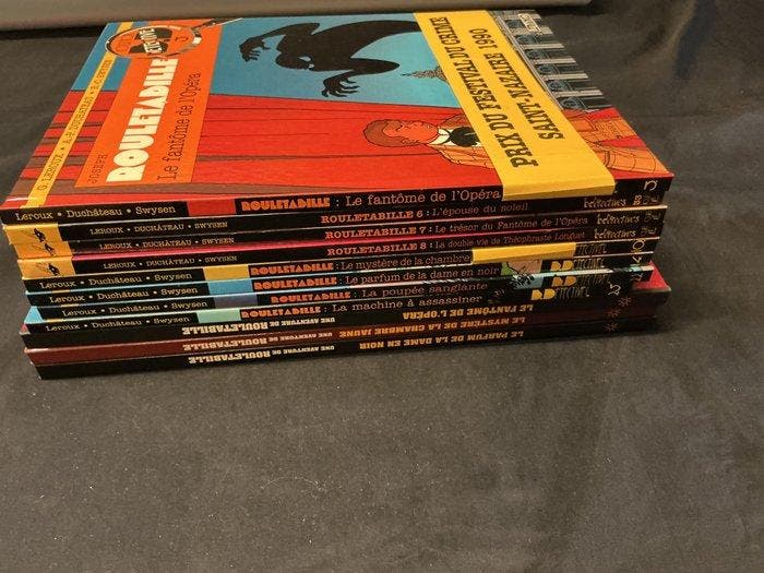 Rouletabille - 11x C - 11 Album - Eerste druk - 1989/2018, Livres, BD