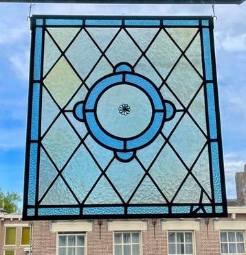 Glas-in-loodraam - 1950-1960