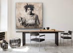 EMIR BERCUTTE - SAMO BASQUIAT - Toile L, Antiquités & Art